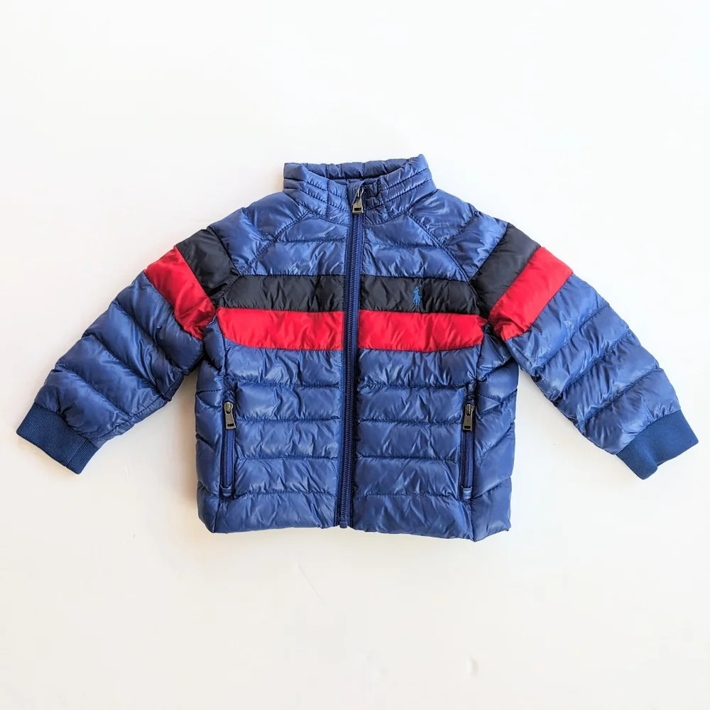 The Ralph Lauren Polo Baby Boy Packable Puffer Jacket with Storage Pouch
